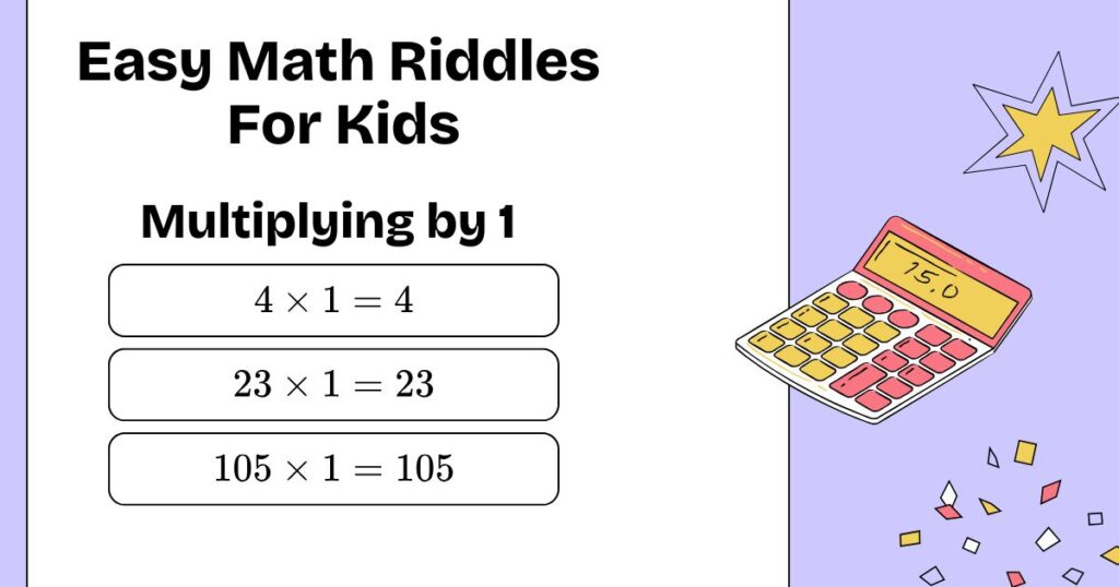 Easy Math Riddles For Kids