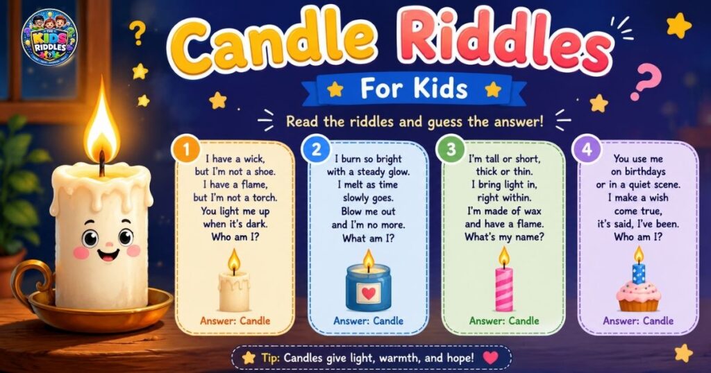 candle riddles for kids