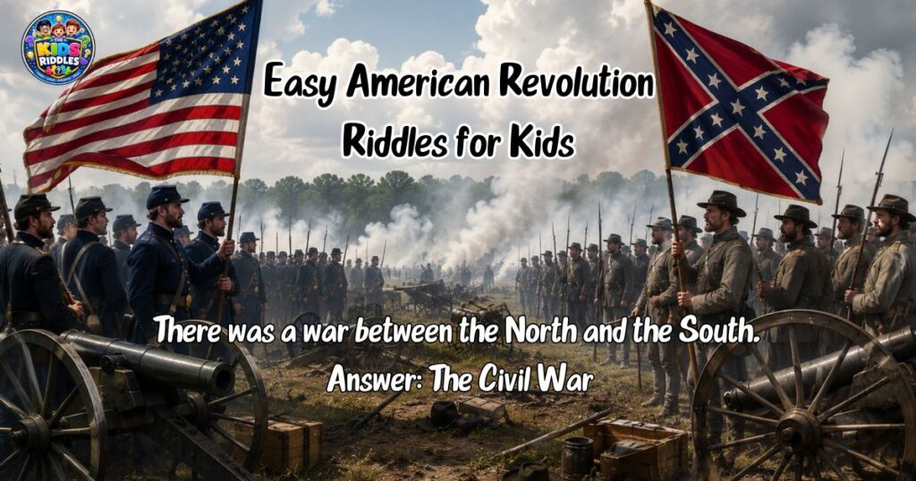 Easy American Revolution Riddles for Kids