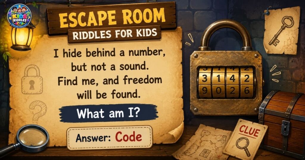 Escape Room Riddles For Kids