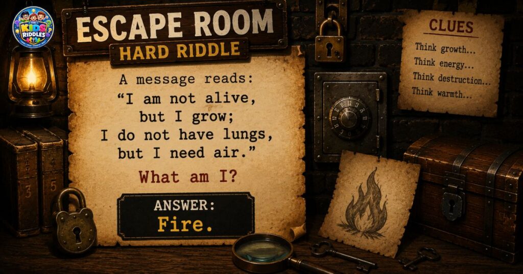 Hard Escape Room Riddles For Students