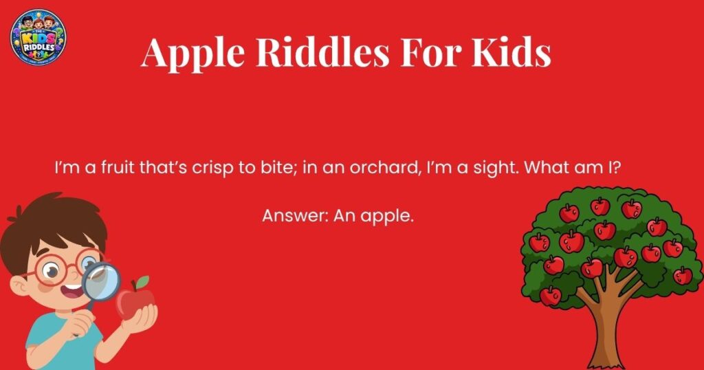Apple Riddles For Kids