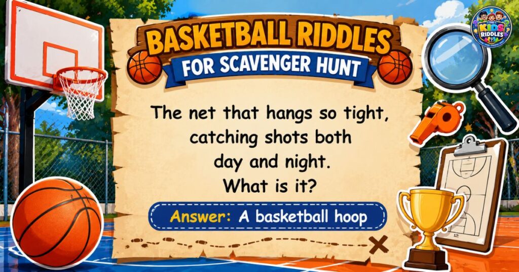 Basketball Riddles For Scavenger Hunt
