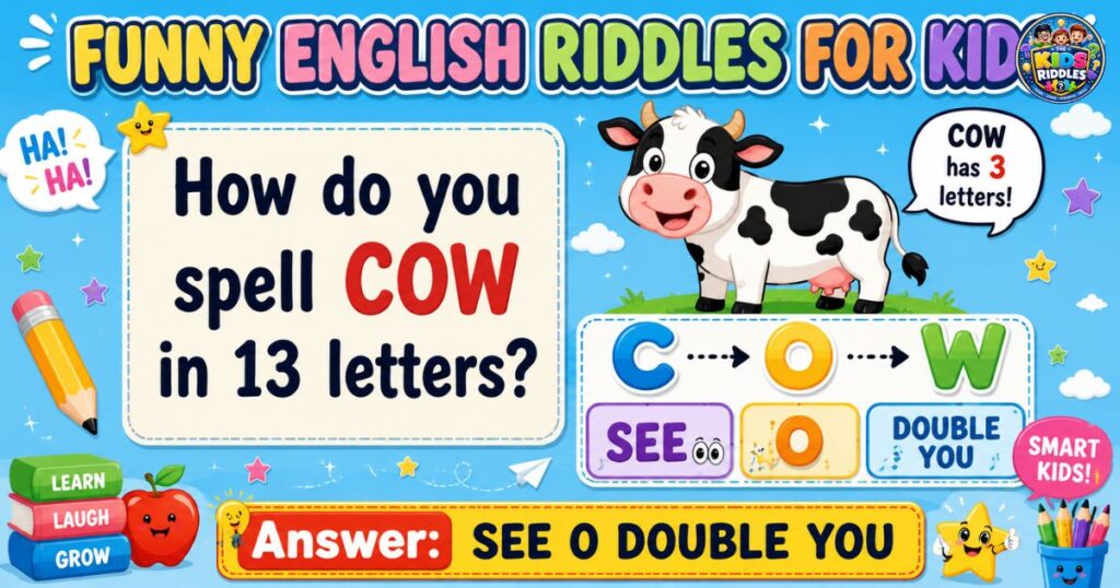 Funny English Riddles For Kids