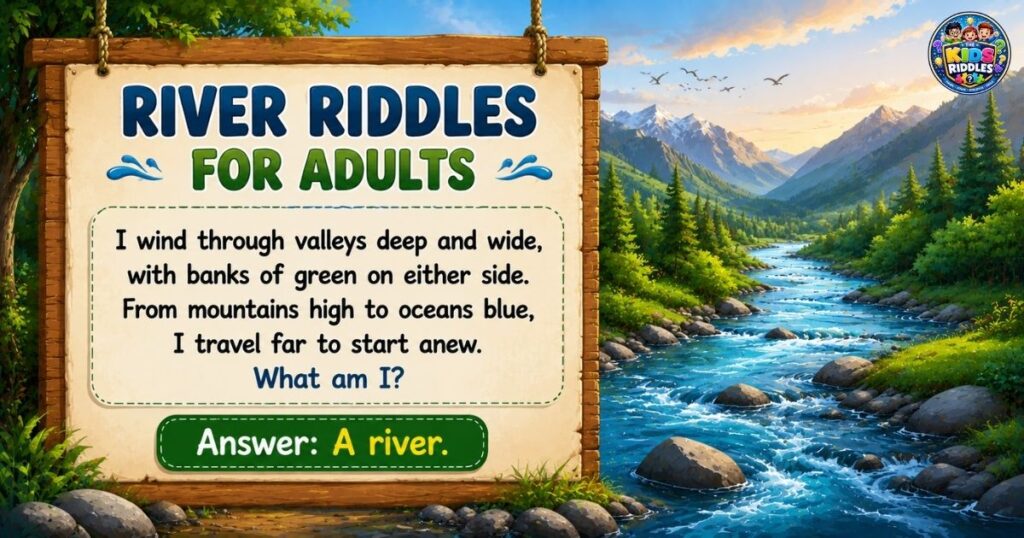 River Riddles For Adults