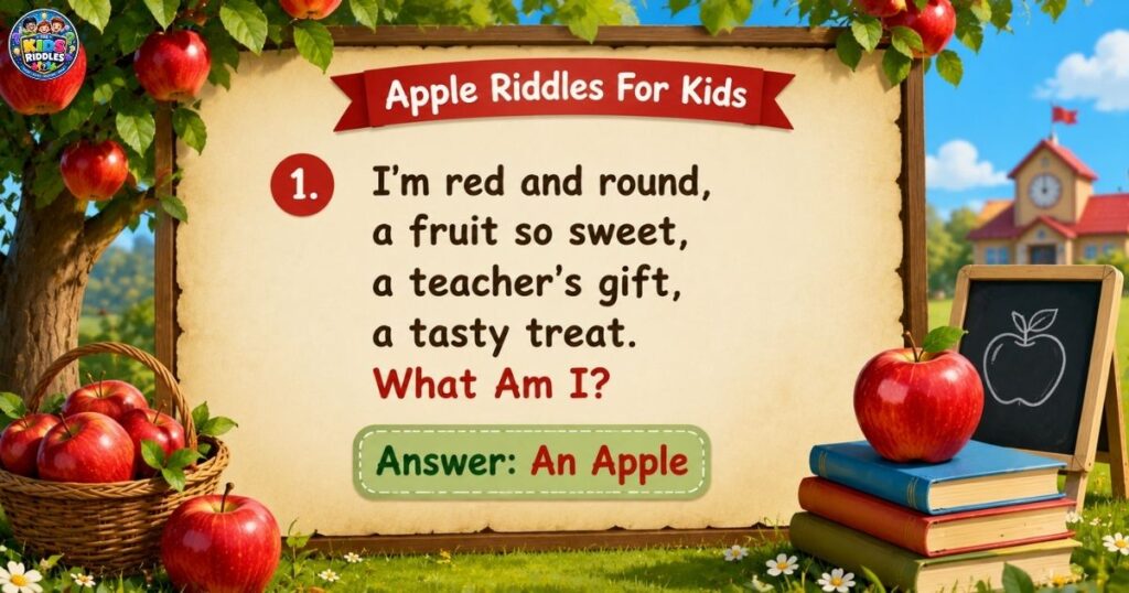 Apple Riddles For Kids 1