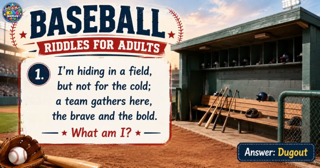 Baseball Riddles For Adults