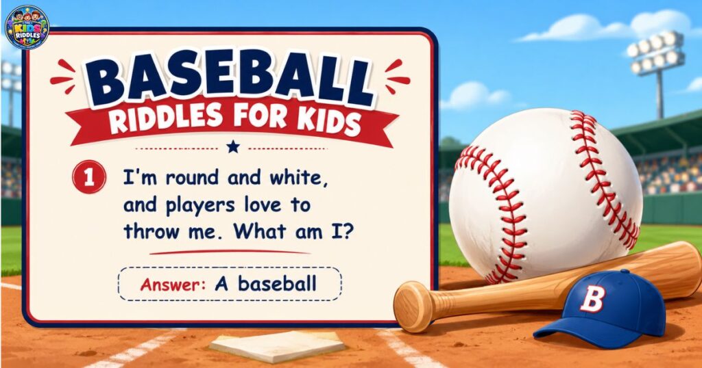 Baseball Riddles for Kids
