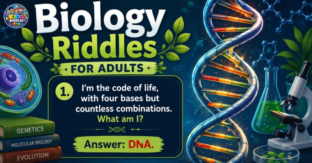 Biology Riddles for adults