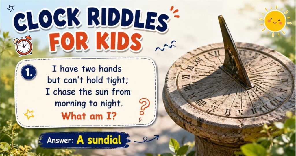Clock Riddles For Kids