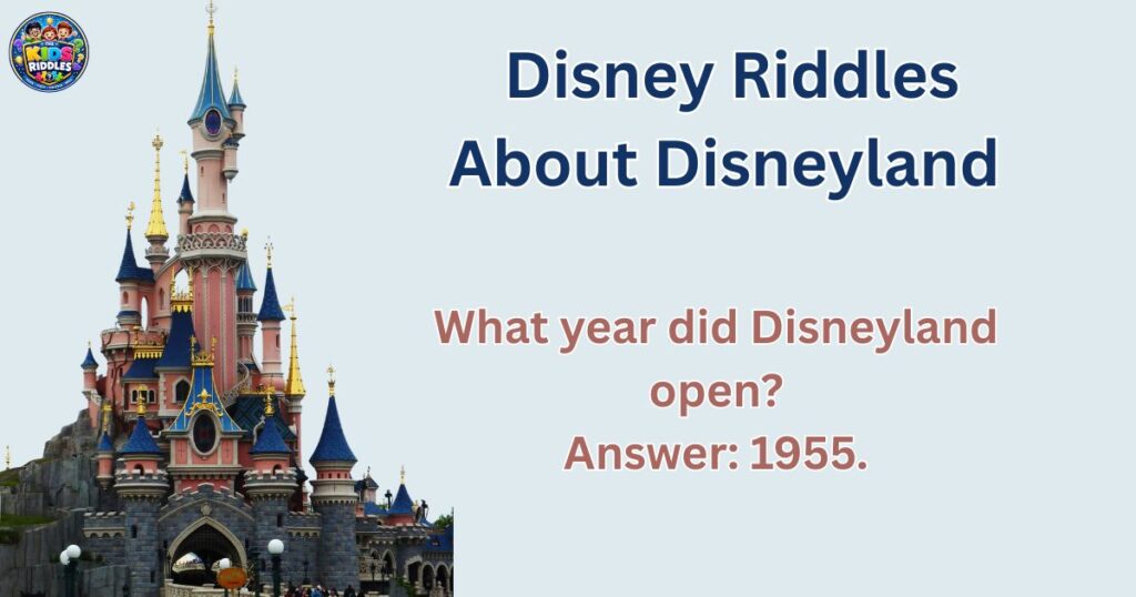 Disney Riddles About Disneyland 