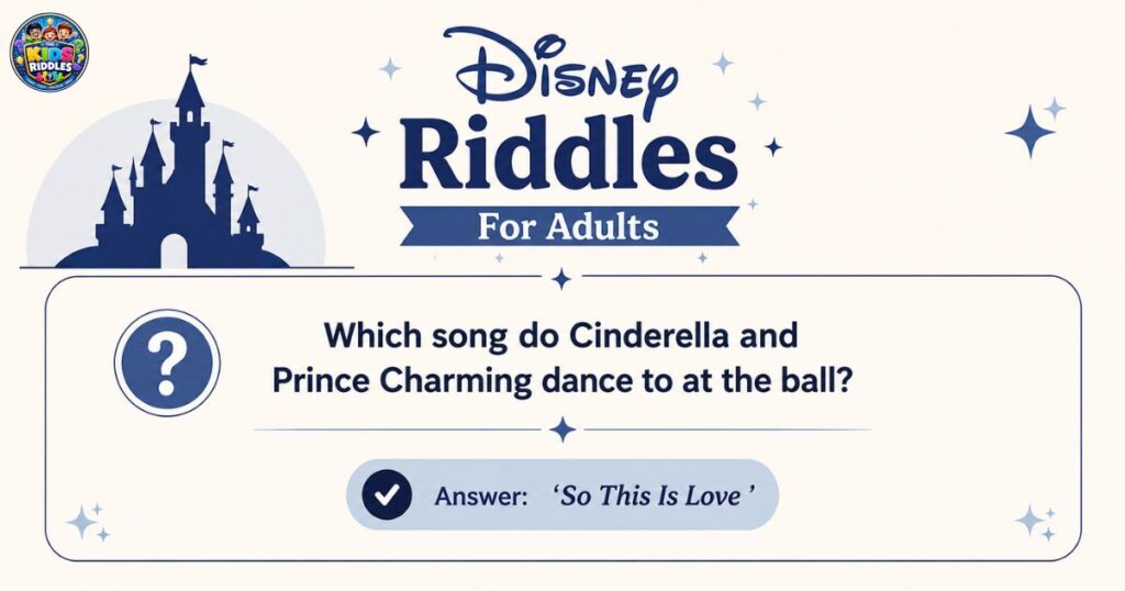 Disney Riddles For Adults