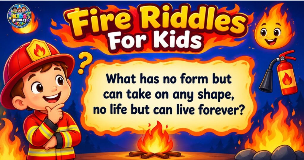 Fire riddles for kids