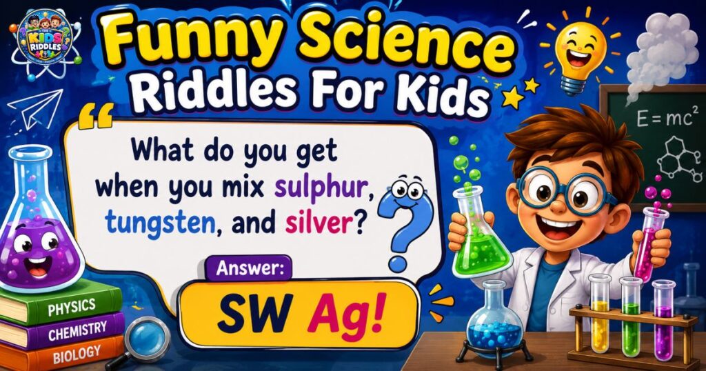 Funny Science riddles for kids