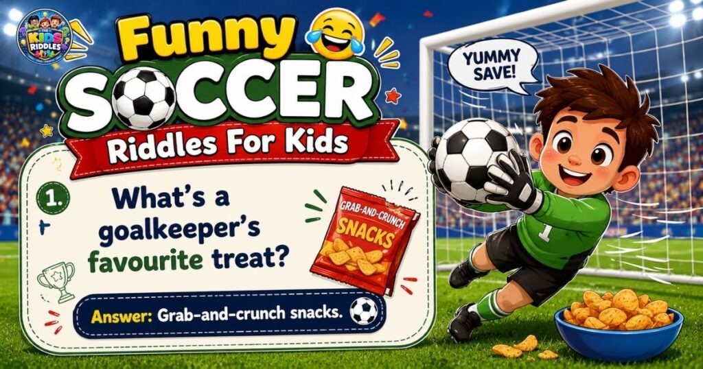 Funny Soccer Riddles For Kids