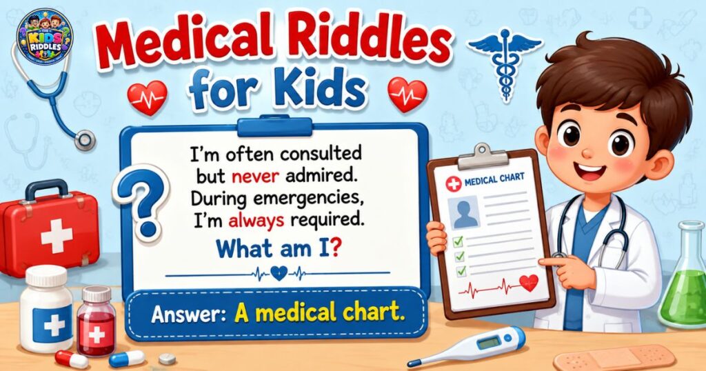 Medical Riddles For Kids