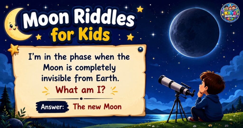 Moon Riddles For Kids