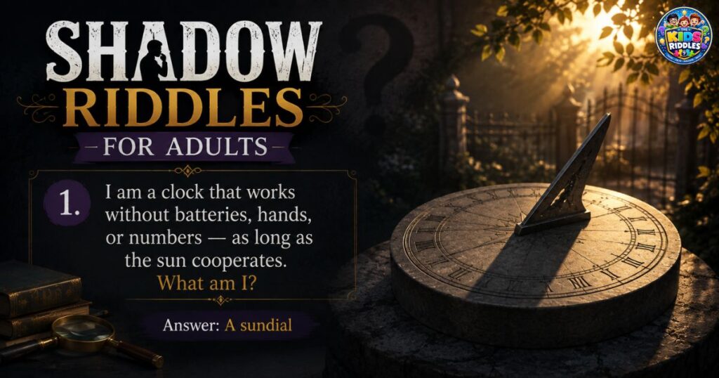 Shadow Riddles For Adults