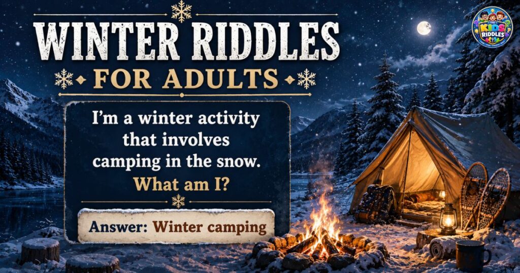 Winter Riddles For adults