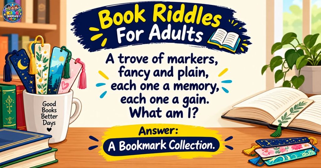 Book Riddles For adults