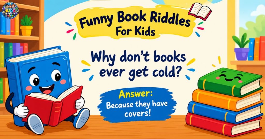Funny Book Riddles For Kids