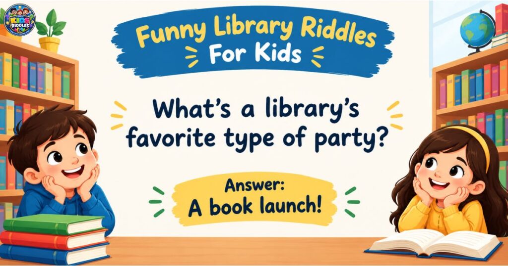 Funny Library Riddles For Kids