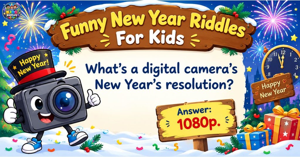 Funny New Year Riddles For Kids