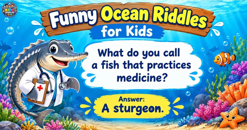 Funny Ocean Riddles For Kids