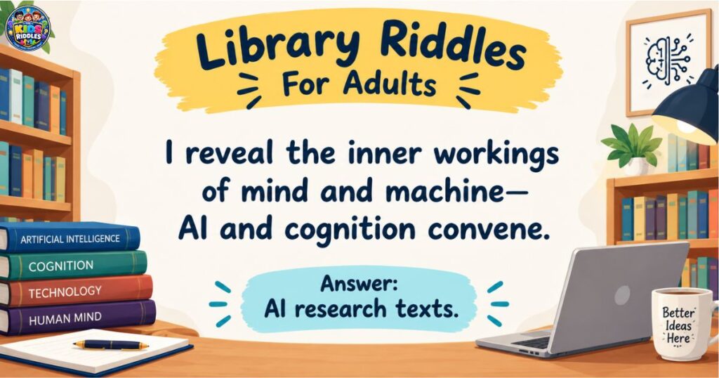 Library Riddles For Adults