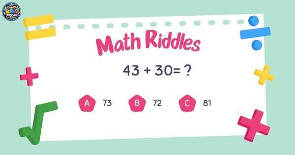 Math Picture Riddles For Kids 3