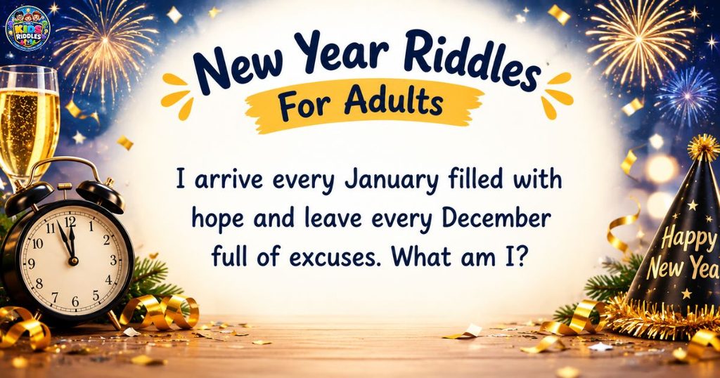New Year Riddles For Adults