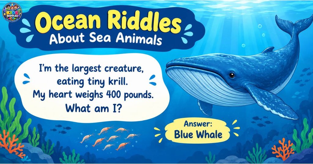 Ocean Riddles About Sea Animals