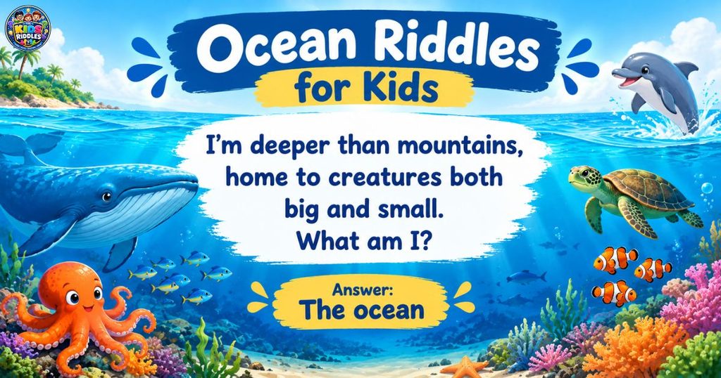 Ocean Riddles For Kids