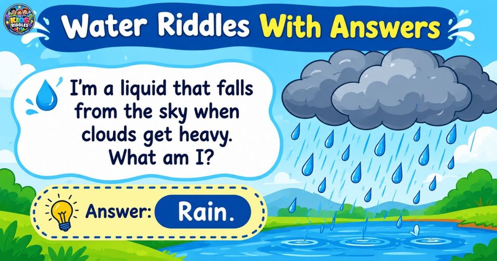 Water Riddles with answers